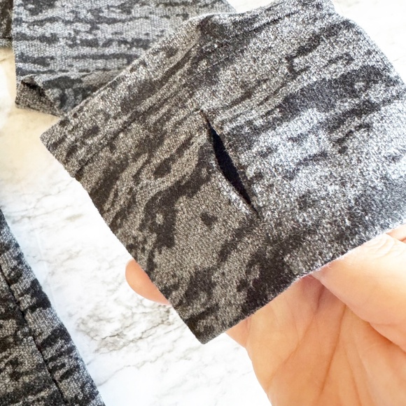 Maurices Gray & Black Lightweight Striped Hoodie Sweater - Picture 4 of 7